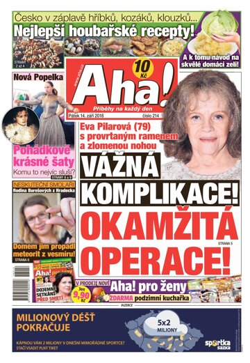 Obálka e-magazínu AHA! 14.9.2018