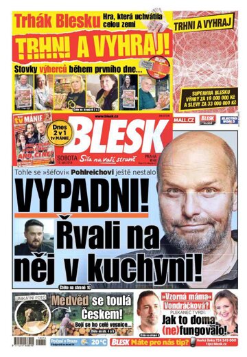 Obálka e-magazínu Blesk 15.9.2018