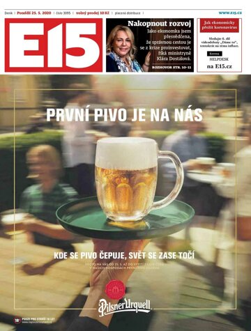 Obálka e-magazínu E15 25.5.2020