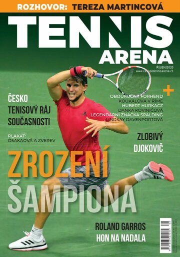 Obálka e-magazínu Tennis Arena 10/2020