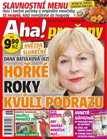 Obálka e-magazínu AHA! pro ženy 46/2020