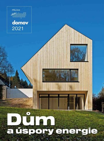 Obálka e-magazínu Dům a úspory energie 2021 - příloha časopisu Domov