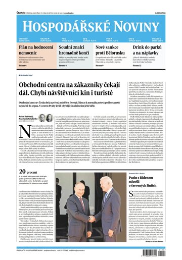 Obálka e-magazínu Hospodářské noviny 117 - 17.6.2021