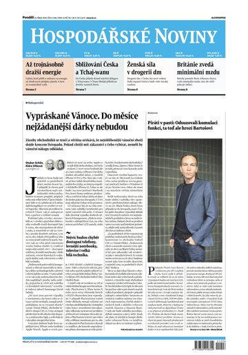 Obálka e-magazínu Hospodářské noviny 206 - 25.10.2021