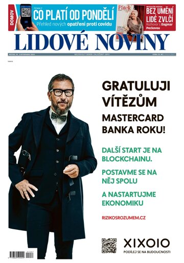 Obálka e-magazínu Lidové noviny 19.11.2021