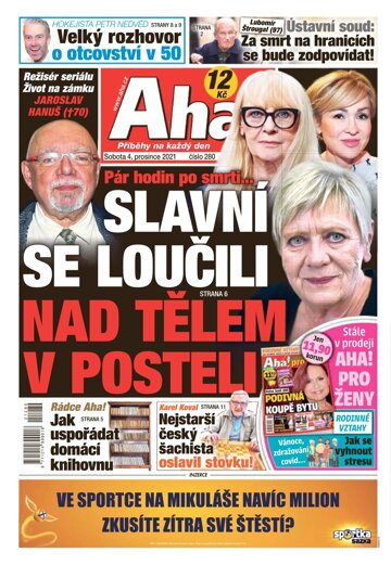 Obálka e-magazínu AHA! 4.12.2021