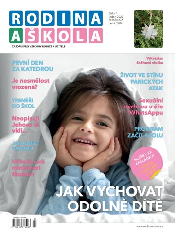 Obálka e-magazínu Rodina a škola 1/2022