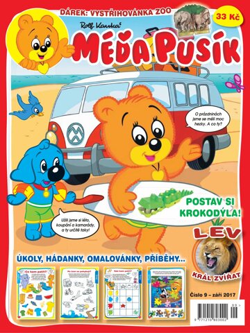 Obálka e-magazínu Méďa Pusík 9/2017