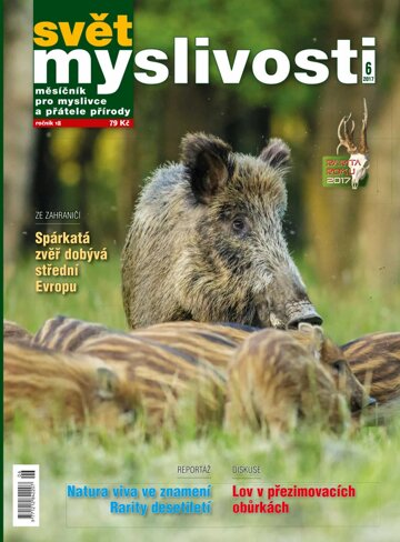 Obálka e-magazínu SVĚT MYSLIVOSTI 6/2017