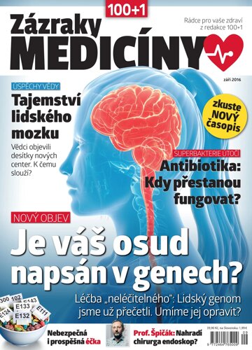 Obálka e-magazínu Zázraky medicíny 9/2016