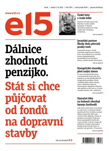 Obálka e-magazínu E15 11.10.2023