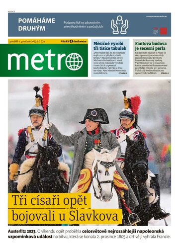 Obálka e-magazínu deník METRO 4.12.2023