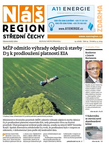 Obálka e-magazínu Náš Region - Střední Čechy 14/2024