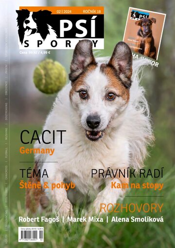 Obálka e-magazínu Psí sporty 2/2024