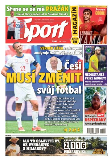 Obálka e-magazínu Sport 4.7.2024