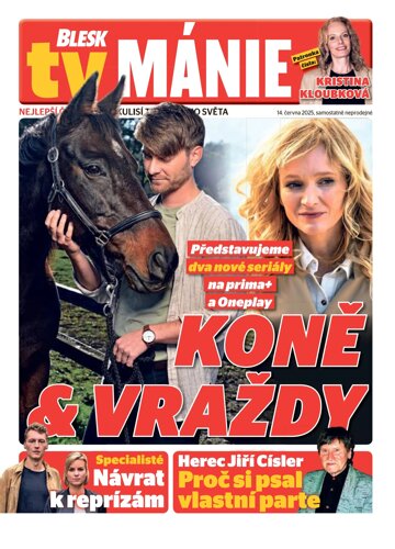 Obálka e-magazínu Blesk Tv manie 14.6.2025
