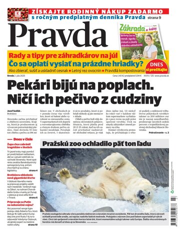 Obálka e-magazínu Pravda 2. 7. 2025