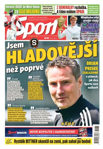 Obálka e-magazínu Sport 14.7.2025