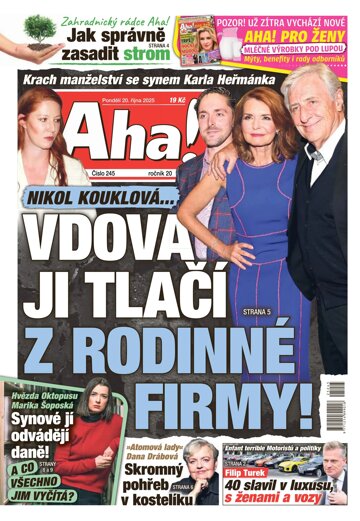 Obálka e-magazínu AHA! 20.10.2025