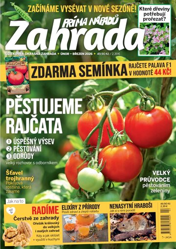 Obálka e-magazínu Zahrada prima nápadů2-3/2026