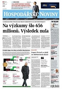 Obálka e-magazínu Hospodářské noviny 096 - 20.5.2013