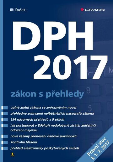 Obálka knihy DPH 2017 - zákon s přehledy