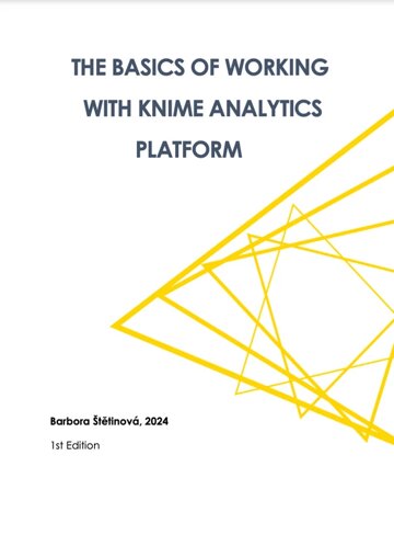 Obálka knihy The basics of working with KNIME Analytics Platform