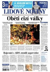 Obálka e-magazínu Lidové noviny 19.7.2014