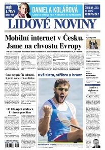 Obálka e-magazínu Lidové noviny 11.8.2014