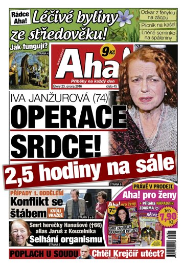 Obálka e-magazínu AHA! 23.2.2016