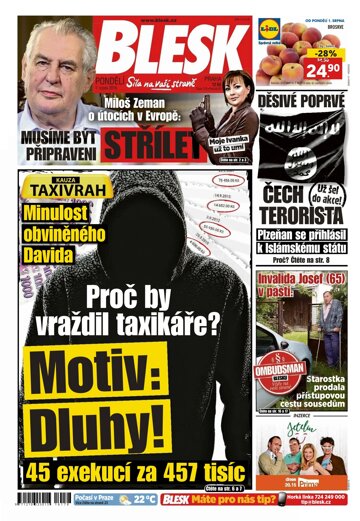 Obálka e-magazínu Blesk 1.8.2016