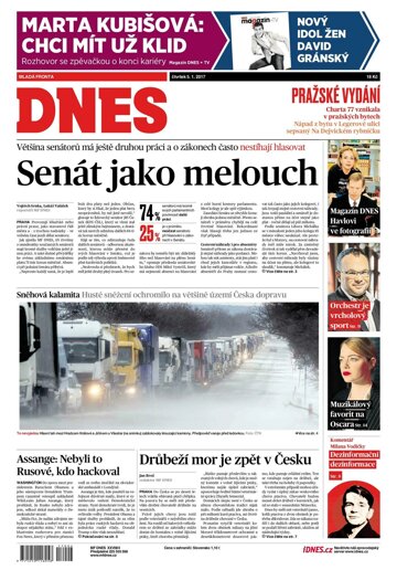 Obálka e-magazínu MF Dnes 5.1.2017
