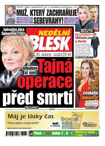 Obálka e-magazínu Nedělní Blesk 30.4.2017