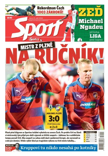 Obálka e-magazínu Sport 25.9.2018
