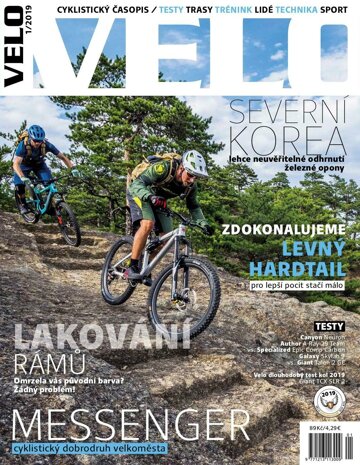 Obálka e-magazínu Velo 1/2019