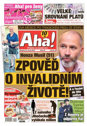 Obálka e-magazínu AHA! 23.2.2019