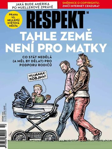 Obálka e-magazínu Respekt 14/2019