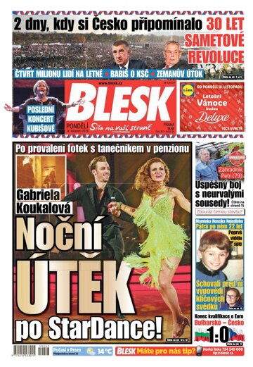 Obálka e-magazínu Blesk 18.11.2019