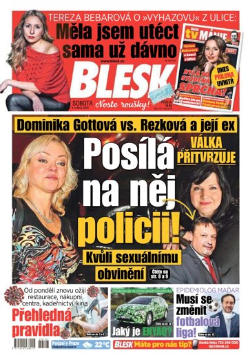 Obálka e-magazínu Blesk 9.5.2020