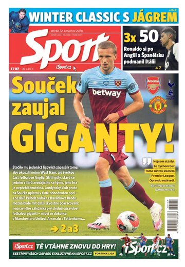 Obálka e-magazínu Sport 22.7.2020