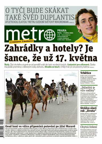 Obálka e-magazínu deník METRO 7.5.2021