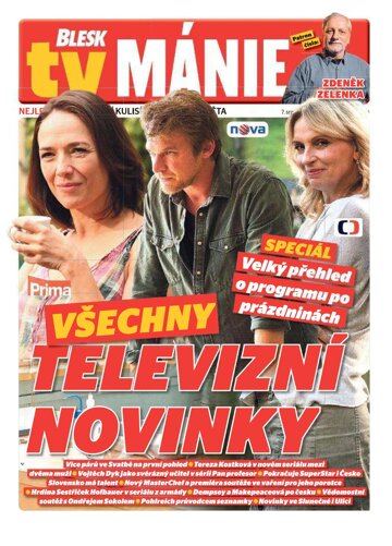 Obálka e-magazínu Blesk Tv manie 7.8.2021