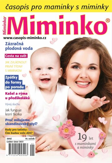 Obálka e-magazínu Miminko 1-2/2021