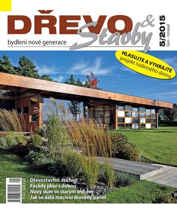 Obálka e-magazínu DŘEVO&stavby 5/2015