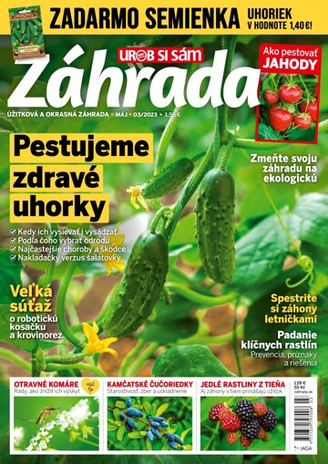 Obálka e-magazínu Záhrada 2023 03