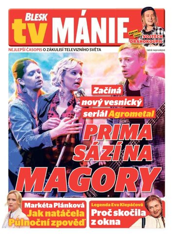 Obálka e-magazínu Blesk Tv manie 13.5.2023