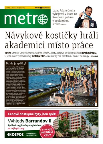 Obálka e-magazínu deník METRO 5.6.2023