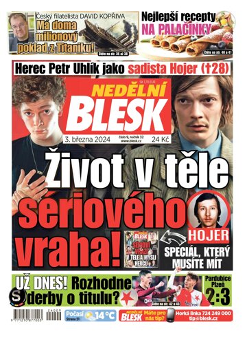 Obálka e-magazínu Nedělní Blesk 3.3.2024