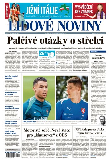 Obálka e-magazínu Lidové noviny 18.6.2024