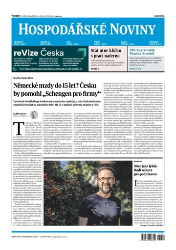Obálka e-magazínu Hospodářské noviny 094 - 19.5.2025